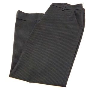 CAbi Black Pinstripe Dress pants